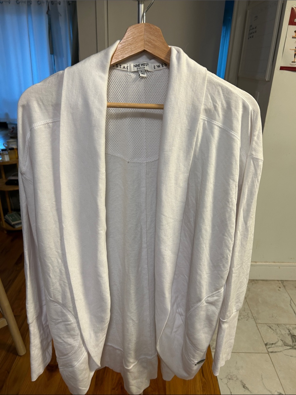 Nine West Active Open-Front Cardigan Blazer